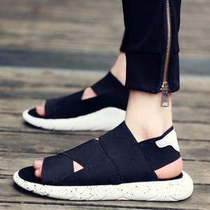 防滑厚底沙滩鞋男士凉鞋一字拖