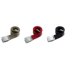 OPICLOTH(OPIC)18AW METAL BUCKLE BELT划痕做旧金属铜扣帆布腰带