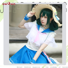 蛙吹同人小裙子cosplay服装 现货Uwowo悠窝窝 女常服日常小裙子