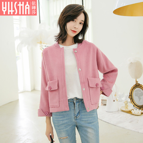 依嬅莎2018年冬季新款短外套YD18WTL6295商品大图