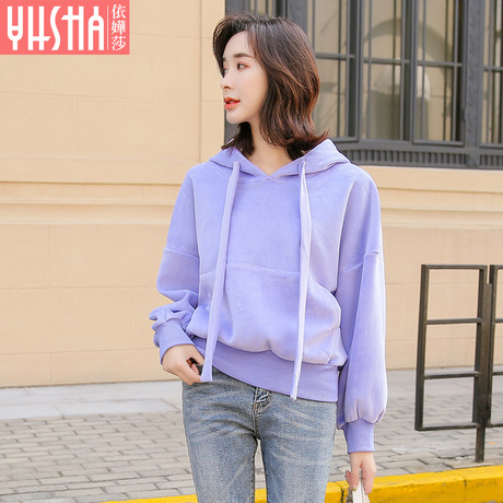 依嬅莎2018年冬季新款卫衣YD18WYW6366商品大图