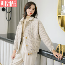 依嬅莎2018年冬季新款短外套YD18WTW6246图片