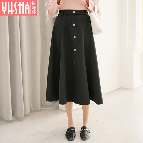 依嬅莎2018年冬季新款半身裙YD18BQL6370商品大图