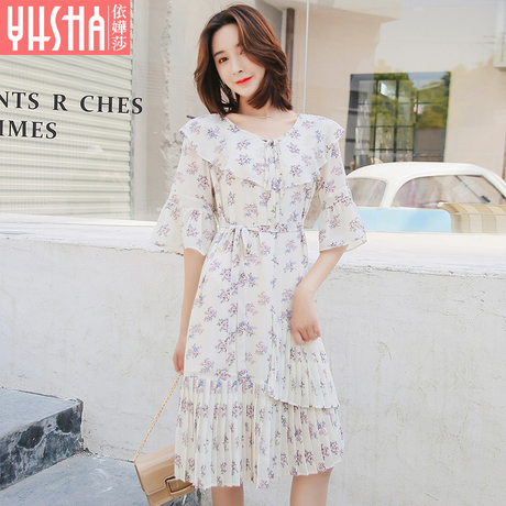 依嬅莎2018年夏季新款连衣裙YX18YQ5779商品大图