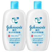 强生婴儿牛奶润肤露200ml*2瓶 宝宝儿童身体乳液护肤品