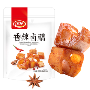 【卫龙旗舰店】香辣卤藕丁180g