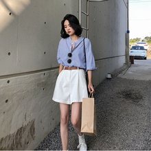 两件套装 女夏 欧洲站潮牌复古港味心机小清新俏皮气质宽松洋气短裤