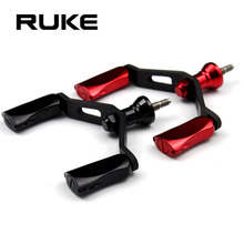配件纺DIY改装 RUKE路亚纺车轮摇把双摇鱿鱼臂改装 双摇摇把适合S牌