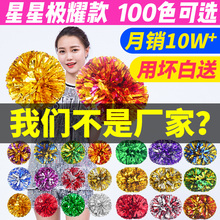 啦啦操花球拉拉队手花啦啦花球舞蹈手拿花彩球手摇花表演彩球