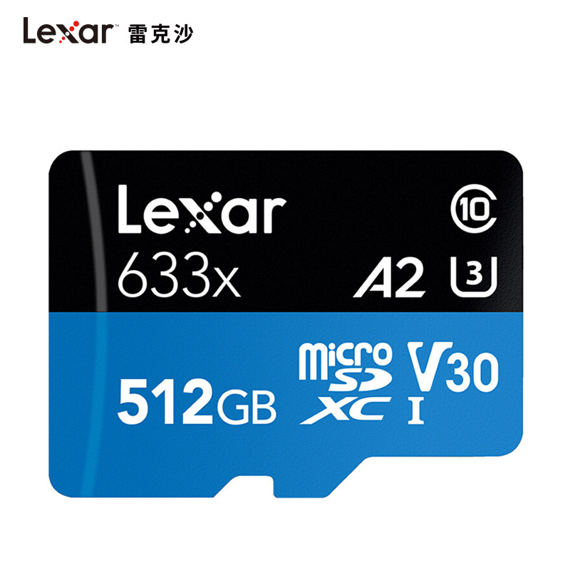 Lexar雷克沙内存卡1T 633x 高速TF卡switch任天堂ns闪存卡1000g超大容量Micro SD卡手机内存存储卡1TB 512g优惠券