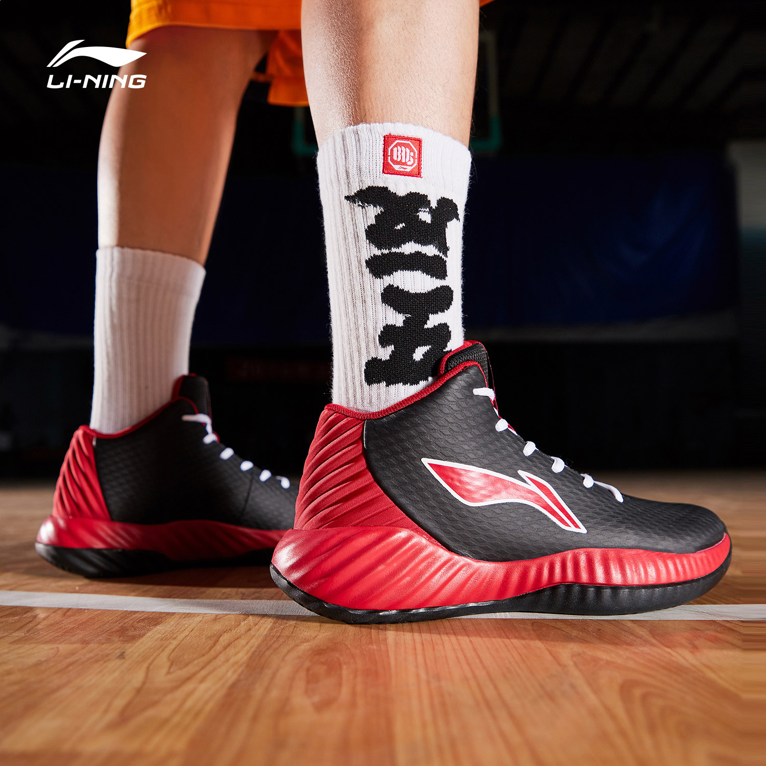 李宁篮球鞋男鞋CBA COMBAT2019新款耐磨防滑中帮实战战靴运动鞋