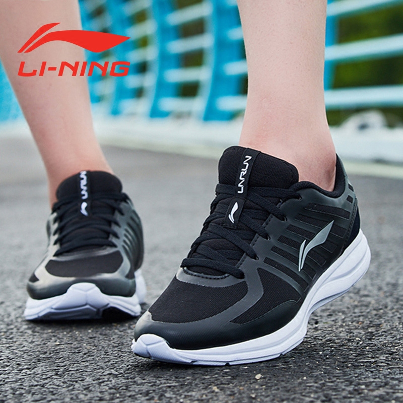 Li Ning Women's Running Shoes 2019 Winter New Genuine Student Leather Sports Shoes Women's Fitness Casual Shoes