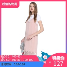 ochirly欧时力睡衣款 特卖周127元 蕾丝吊带连衣裙1JY2085210