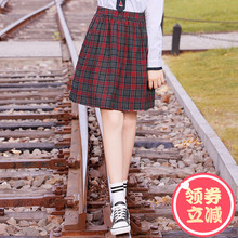 西子小荷半身裙女夏2018新款高腰百搭韩版显瘦秋季中学生少女短裙图片
