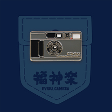 康泰时Contax 徽章 胶片相机 福神楽 胸针