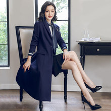 艾尚臣职业装女2018新款工作服职业呢子大衣中长款韩版毛呢外套冬图片