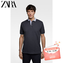 马球 POLO 08373401401 新款 拼接领短袖 男装 ZARA