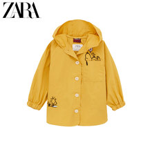 新款 女童 史努比图案刺绣风衣外套 童装 ZARA 02949610703