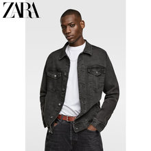 ZARA 新款 男装 基本款牛仔夹克外套 04454322802