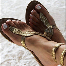 Size сандалии women sandals 2019夏夹趾平底凉鞋