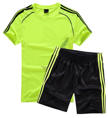 广东 广州光板足球服套装男女定制团购儿童足