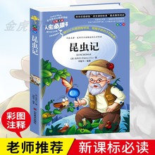 昆虫记 包邮 学校指定 小学生青少年版课外书必读 正版 法布尔原著 15周岁儿童读物三四五六年级课外书籍文学故事书四年级