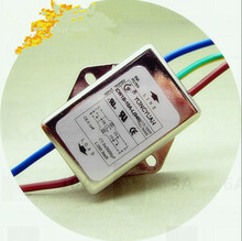 10A 台湾EMI220V3A6A电源滤波器带线电源净化器直流交流10ACW1B