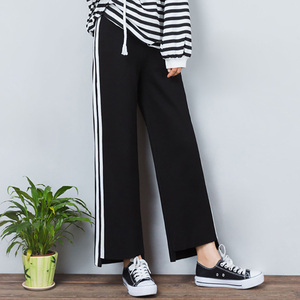 学生运动阔腿裤