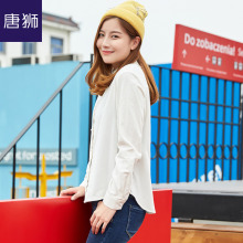 唐狮旗舰店2018冬装新款衬衫女灯芯绒长袖衬衣韩版修身潮休闲图片