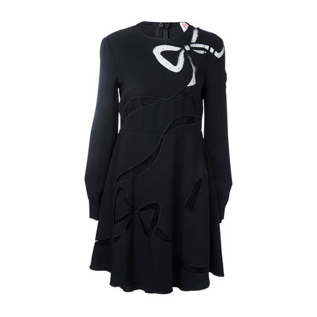 Valentino/华伦天奴RV3VA09U 3U8女士时尚长袖连衣裙18年秋冬新款商品大图