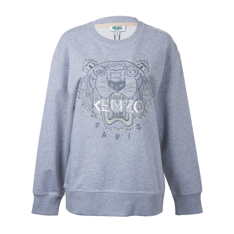 KENZO/高田贤三KEF862SW7564XJ女士刺绣老虎头卫衣18年秋季新款商品大图