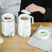 养生杯 迷你宿舍办公室电热杯小电炖杯煮粥杯加热牛奶杯宿舍陶瓷