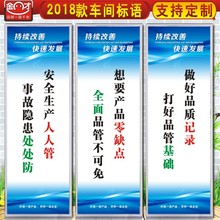 工厂车间标语宣传语区域安全生产管理制度墙贴5S 8S提示贴分区警告警示标志标识标示牌贴纸pvc定做定制