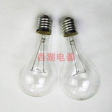 白炽小灯泡300瓦500瓦普通照明老式灯泡220伏110伏E27螺口E40螺口