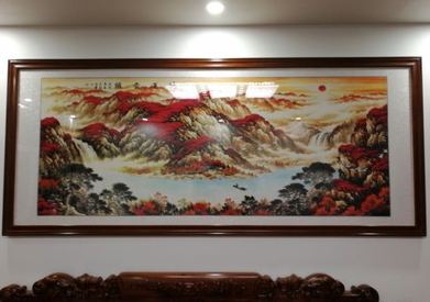 三联水墨画客厅挂画旗舰店网址