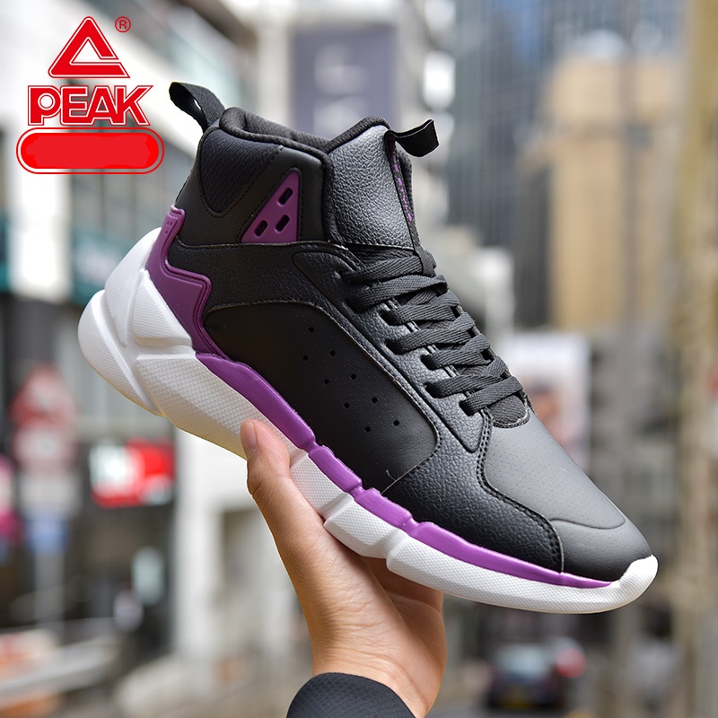 PEAK 2019 Winter New Men's Shoe Casual Fashion Trend Warm, Anti slip, Durable Sports Shoes High Top Board Shoes