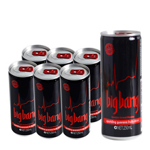 6罐碳酸饮料 bigbang嗨棒含气瓜拉纳复合果味饮料250ml