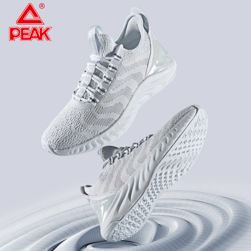Peak Style Extreme Men's and Women's Shoes Lightweight Running Shoes TAICHI Technology Intelligent Cushioning Low Top Running Shoes Couple Sports Shoes