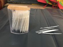 包邮椭圆盒装双头牙线棒塑料超细牙签线高档塑胶智能牙签-240支