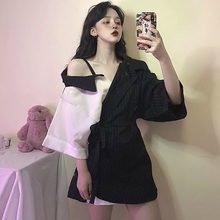 2018秋装新款原宿风宽松衬衫女韩版chic早秋上衣复古港味长袖衬衣