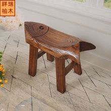 老榆木小板凳换鞋凳儿童实木家用小凳子时尚矮凳茶几凳特价包邮