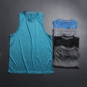 时尚运动透气跑步男士夏季速干大码汗背心宽松休闲轻薄健身男装