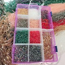 1串90颗左右买10送2 水晶散珠 DIY手工串珠材料饰品配件