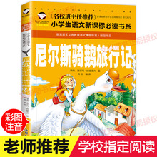 正版小学生一 年级带拼音版必读适合3 尼尔斯骑鹅旅行记彩图注音版 老师推荐 6年级必读尼尔斯骑鹅历险记课外阅读书籍