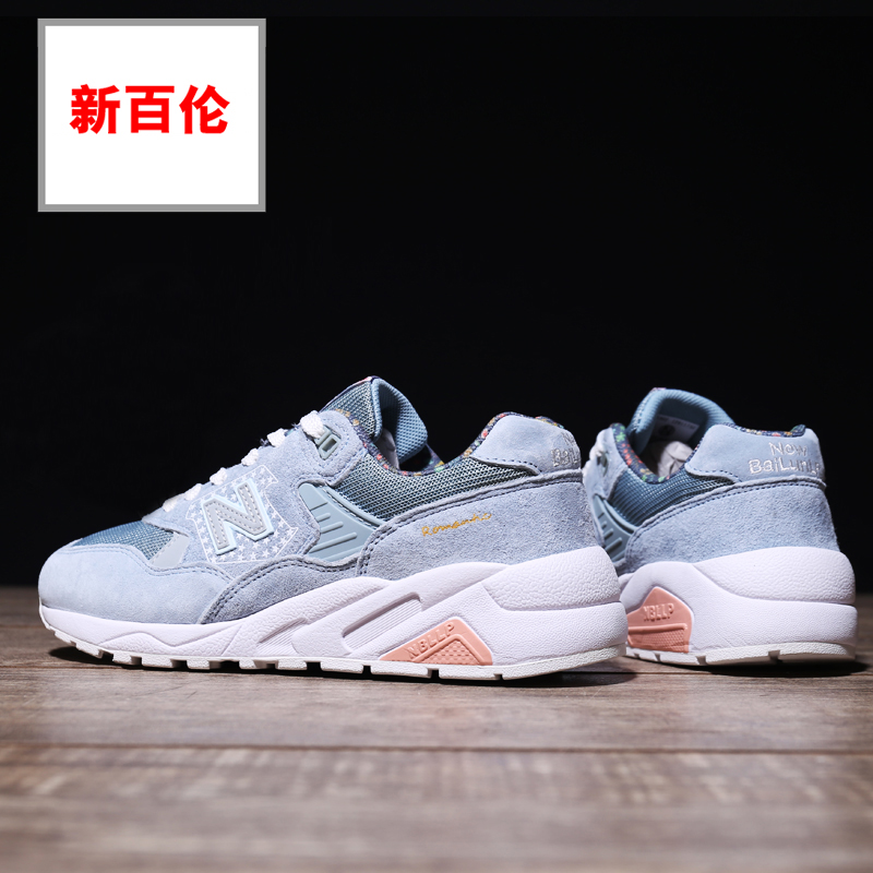 New Bailun Women's Sports Shoe 999 Cherry Blossom Series Official Authentic 2019 New Running Shoe Men's 580 Autumn Women's Shoe