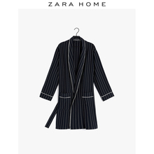 41973434060 条纹棉质睡袍 Home Zara