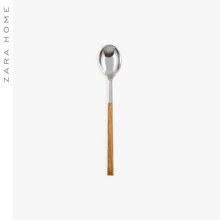 42110304700 仿木效果手柄搅拌勺不锈钢家用餐具小汤匙 Home Zara