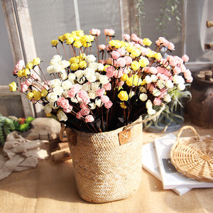 仿真小玫瑰花束PE植物家居客厅茶几卧室单支假花绢花装饰品摆件