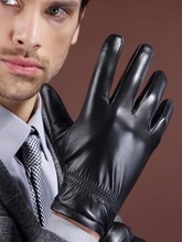 山羊皮真皮手套男士保暖加厚骑行加绒冬季触屏女士开车摩托车薄款