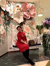 纸花节日装 饰道具橱窗商场网红花墙背景墙婚庆大型立体手工纸艺花